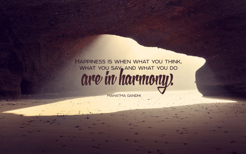 Image for Mahatma Ghandi inspirational quote.